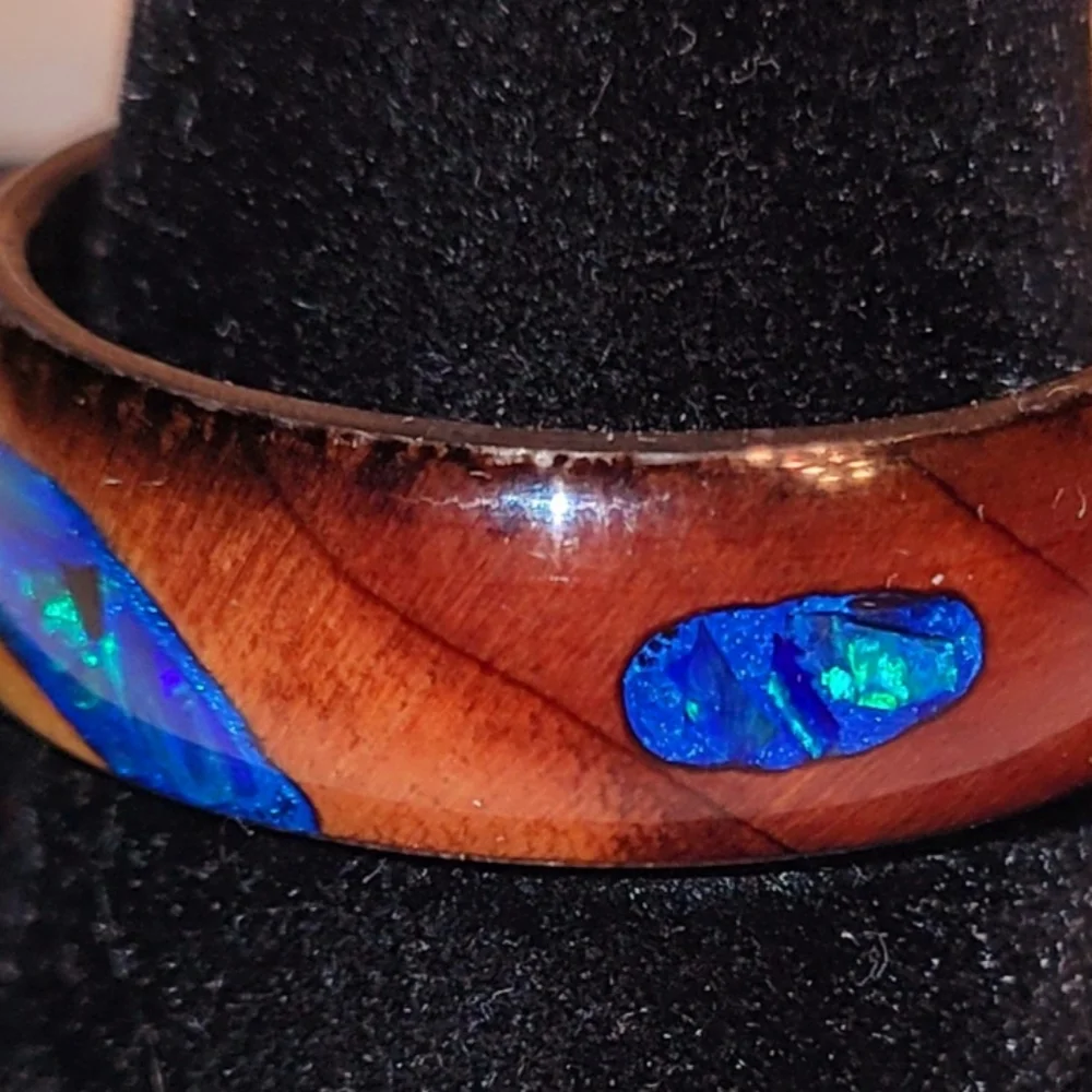 Handmade custom river ring - Picture 4 of 5